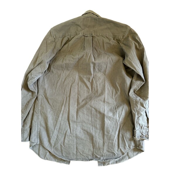 Vintage Chaps Ralph Lauren Button Up Denim Jean Shirt Mens 14 1/2 32-33 (B15) - Picture 5 of 5